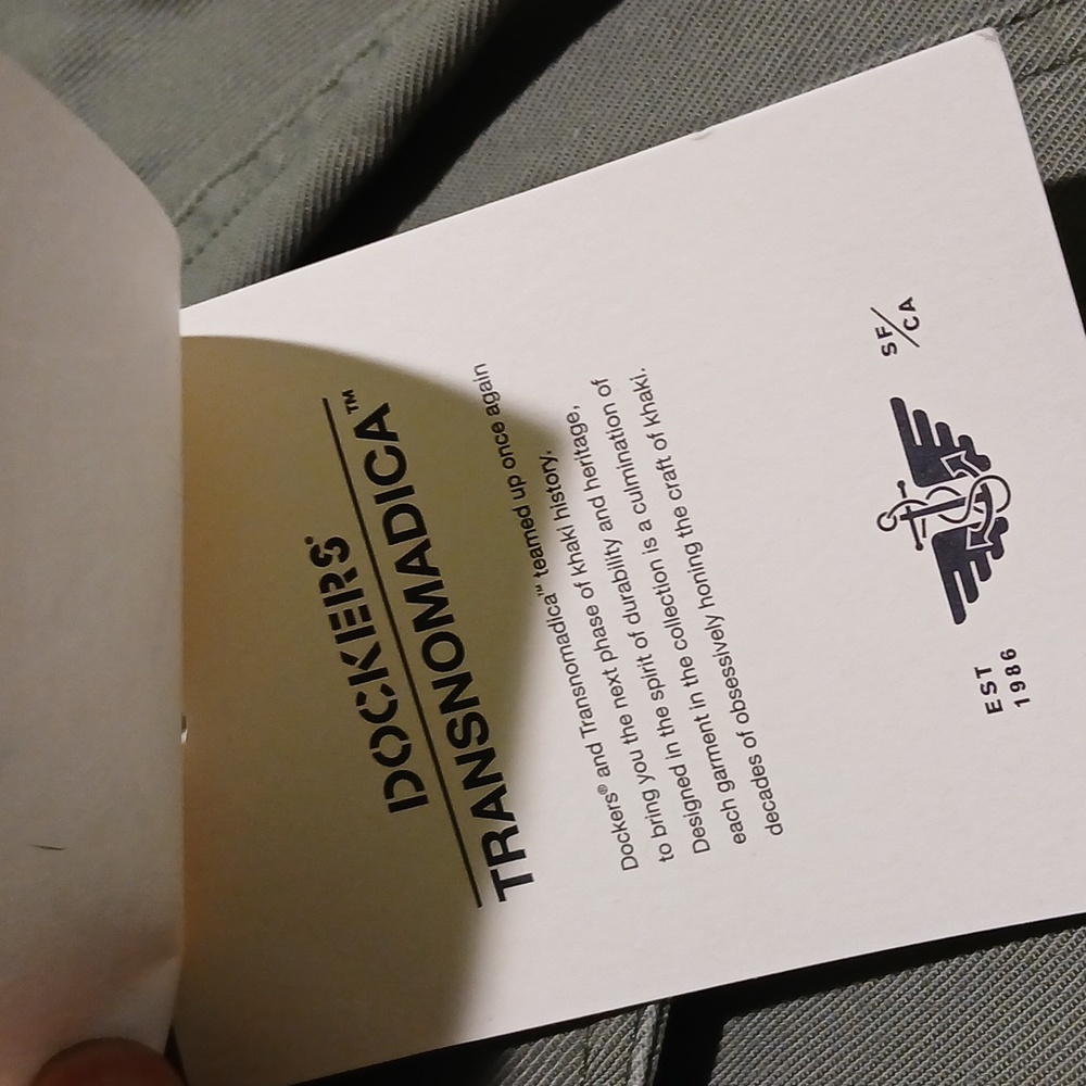 Dockers D Series X Transnomadica Premium Khaki Chinos Size 34